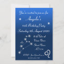 Recherche de zodiaque pour invitations Bleu