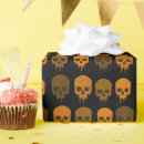 Recherche de orange noir papier cadeau Crâne