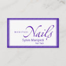 Recherche de doigts cartes visite Ongles