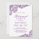 Recherche de dentelle lavande invitations Floral