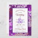 Recherche de marbre mariage invitations Violet
