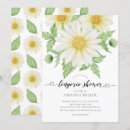 Recherche de daisy bridal shower invitations Floral