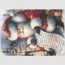 Recherche de santa claus tissue paper Aquarelle