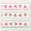 Recherche de motif tranches pasteque dessous de verres Fruit
