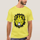Recherche de tête lion vêtements Noir
