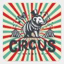 Recherche de vintage circus autocollants Éléphant
