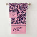 Recherche de vintage floral bain serviettes Motif