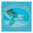 Recherche de tortue de mer posters Vert