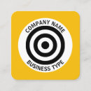 Recherche de concentration cartes visite Carré