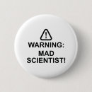 Recherche de scientifique fou badges Geek