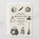 Recherche de chat noir halloween invitations Citrouille