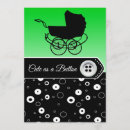 Recherche de lime baby shower invitations Noir