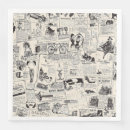 Recherche de journal serviettes Rétro