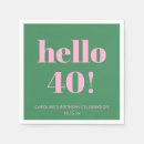 Recherche de 40 ans serviettes Unique
