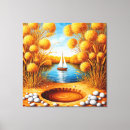 Suche nach goldener sonnenuntergang leinwandbilder See