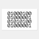 Recherche de code binaire autocollants Science