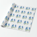 Suche nach blaue blumen geschenkpapier Muster