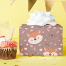 Recherche de petit renard papier cadeau Mignon