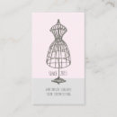 Recherche de mannequin vintage cartes visite Modifications