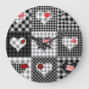 Recherche de coeur blanc horloges Motif