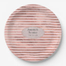 Recherche de rayé assiettes en papier Chic