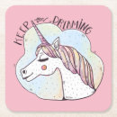 Recherche de unicorn dessous de verres Filles