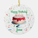 Recherche de anniversaire jésus ornements Joyeux jésus d'anniversaire