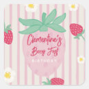 Recherche de fraises autocollants Pour enfants