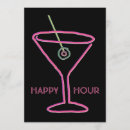 Recherche de partie au néon invitations Cocktail