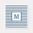 Recherche de bleu foncé serviettes Monogramme