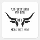 Recherche de tête vache autocollants Cornes