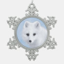 Recherche de renard arctique ornements Alaska