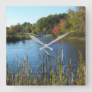 Suche nach gras ist grüner wanduhren Blau