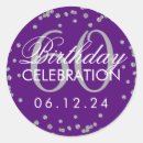 Recherche de purple silver autocollants Fête du soixantième anniversaire