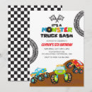 Suche nach monster truck einladungen Boy