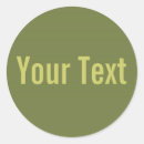 Recherche de vert olive autocollants Personnalisation