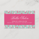 Suche nach rosa und minze visitenkarten Blume