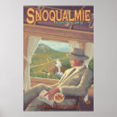 Recherche de snoqualmie posters Rétro