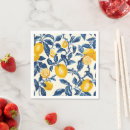 Recherche de citron serviettes Rétro