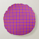 Recherche de plaid orange coussins Gingham