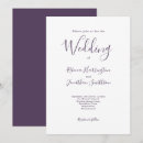 Recherche de violet mariage invitations Traditionel