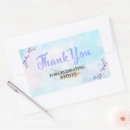 Recherche de modern floral watercolor autocollants Merci