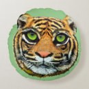 Recherche de tête de tigre coussins Forêt