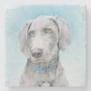 Recherche de weimaraner dessous de verres Gris