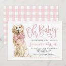 Suche nach niedlicher hund einladungen Babydusche