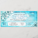 Recherche de turquoises de mariage invitations Bleu