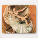Recherche de danseuse ballerine tapis souris Vintage