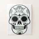 Recherche de les crânes puzzles Crâne à sucre