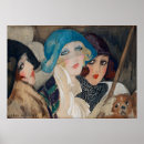 Suche nach drei frauen poster Vintag