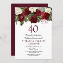 Recherche de vintage anniversary invitations Blanc